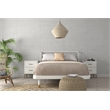 Pemberly Row 2 Drawer Mahogany Wood Nightstand in Classic White