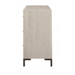 Pemberly Row 6 Drawer White Oak Bedroom Dresser in Antique White