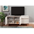 Pemberly Row 64.5 in. W Wood TV Console with 3 Drawers in White