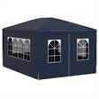 Pemberly Row 9.8 x 13.1 ft Polyethylene Party Tent in Blue