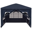 Pemberly Row 9.8 x 13.1 ft Polyethylene Party Tent in Blue