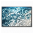 Pemberly Row Ocean Waves Mixed Media Wall Art in Aluminum Frame