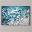 Pemberly Row Ocean Waves Mixed Media Wall Art in Aluminum Frame