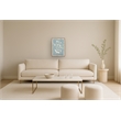 Pemberly Row Whispering Blooms Canvas Wall Art in Dark Wood Frame 20