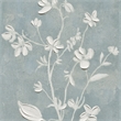 Pemberly Row Whispering Blooms Canvas Wall Art in Dark Wood Frame 20