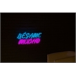 Pemberly Row Blue Besame Mucho LED Neon Sign on Acrylic Wall Decor