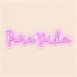Pemberly Row Pink Pura Vida LED Neon Sign on Acrylic Wall Decor