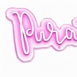 Pemberly Row Pink Pura Vida LED Neon Sign on Acrylic Wall Decor