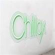 Pemberly Row Green Chillax LED Neon Sign on Acrylic Wall Decor