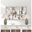 Pemberly Row Ceramic Metal Table Lamp Set in Green & Linen - Set of 2