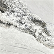 Pemberly Row White Snowy Drift Framed Canvas Wall Art in Silver Frame