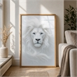 Pemberly Row White Regal Majesty Frameless Tempered Glass Wall Art