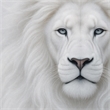 Pemberly Row White Regal Majesty Frameless Tempered Glass Wall Art