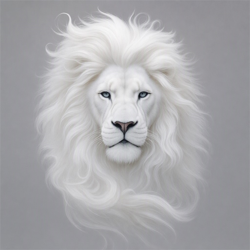 Pemberly Row White Regal Majesty Frameless Tempered Glass Wall Art