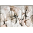 Pemberly Row Framed Multi-Color Canvas Triptych Wall Art Wooden Frame