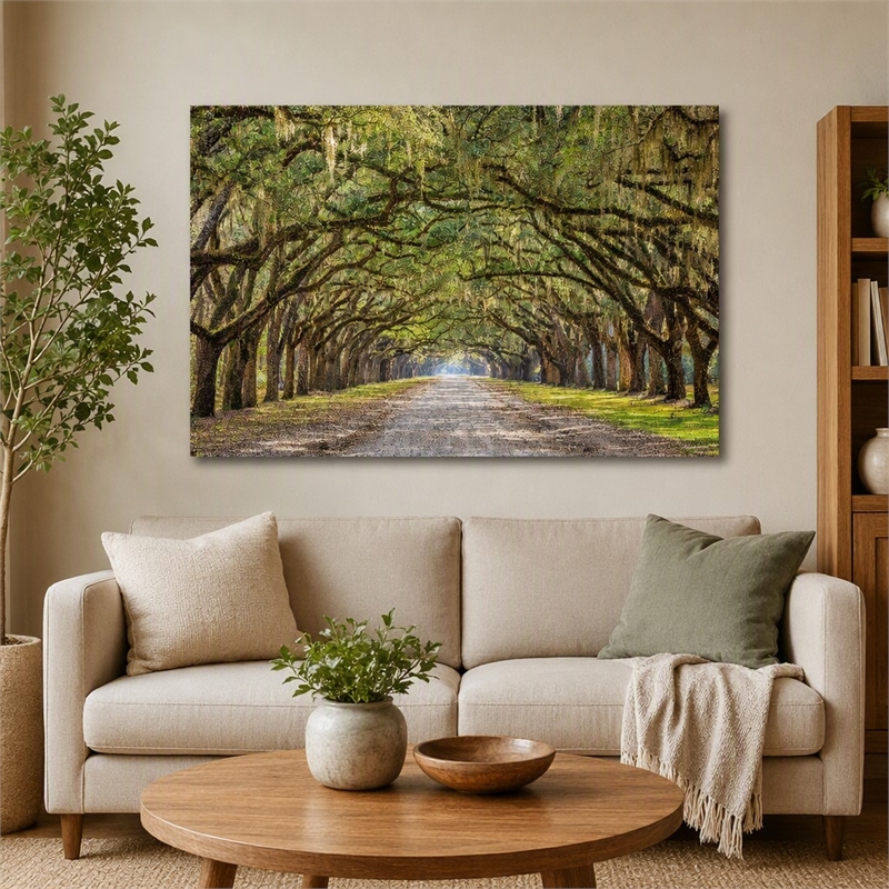 Pemberly Row Frameless Multi-Color Tempered Glass Wall Art - 60