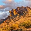 Pemberly Row Blue Sonoran Radiance Tempered Glass Wall Decor 40