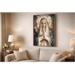 Pemberly Row Devotional Portrait Canvas with Gold Accents in Blue Frame