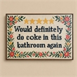 Pemberly Row Wit I Hand-Embellished Canvas Wall Art with Frame in Multicolor