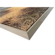 Pemberly Row Savanna Gaze Hand-Embellished Canvas Wall Art with Frame in Brown