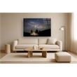 Pemberly Row Frameless Tempered Glass Wall Art in Multicolor - 60