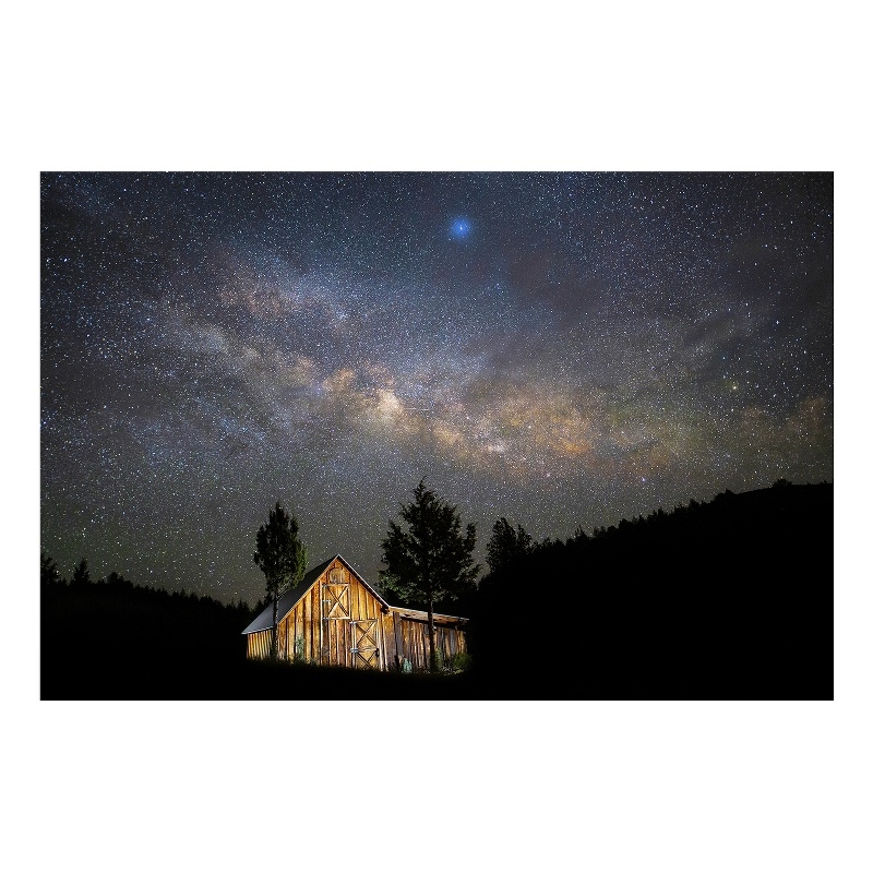 Pemberly Row Frameless Tempered Glass Wall Art in Multicolor - 60