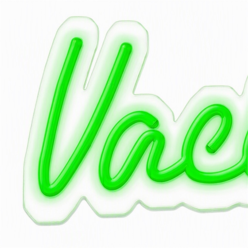 Pemberly Row LED Acrylic Neon Wall Sign in Green - 30