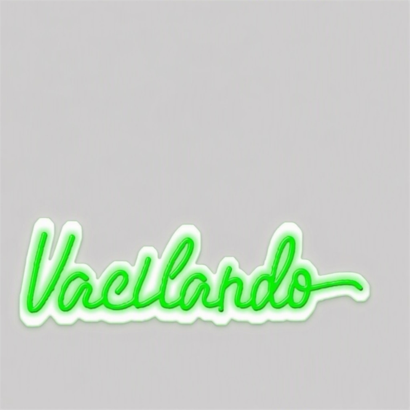 Pemberly Row LED Acrylic Neon Wall Sign in Green - 30