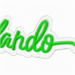 Pemberly Row LED Acrylic Neon Wall Sign in Green - 30