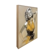 Pemberly Row Framed Hand-Embellished Canvas 32