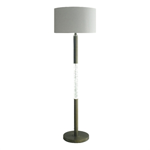 Pemberly Row Golden Brilliance Floor Lamp in Bronze with 64&quot Height
