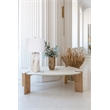 Pemberly Row Eclipse Harmony Ceramic Table Lamps Set of 2 in White