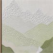 Pemberly Row Verdant Passage I Hand-Painted Abstract Art in Black Frame