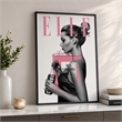Pemberly Row Frameless Tempered Glass Wall Art in Pink - 40