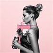 Pemberly Row Frameless Tempered Glass Wall Art in Pink - 40