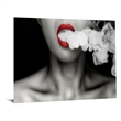 Pemberly Row Frameless Tempered Glass Wall Art in Black - 60