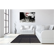 Pemberly Row Frameless Tempered Glass Wall Art in Black - 60