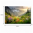 Pemberly Row Tempered Glass Art Green Alpine Panoramic Landscape 40