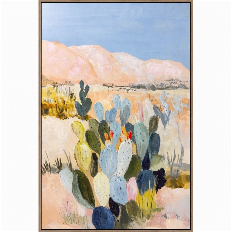 Pemberly Row Hand-Embellished Canvas Framed Art 36