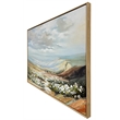 Pemberly Row Transitional Landscape Art with Light Wood Frame 30