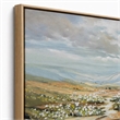 Pemberly Row Transitional Landscape Art with Light Wood Frame 30