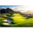 Pemberly Row Tempered Glass Art Green Scenic Panorama 40