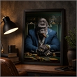 Pemberly Row Midnight Don Portrait Glass Wall Art 60