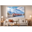 Pemberly Row Winter Rail Passage Tempered Glass Wall Art 40