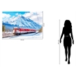 Pemberly Row Winter Rail Passage Tempered Glass Wall Art 40