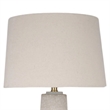 Pemberly Row Frosted Glass Table Lamp - Contemporary Bedroom Lighting