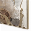 Pemberly Row Framed Canvas Wall Art in Champagne Wood Frame - Ethereal Whispers