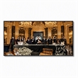 Pemberly Row Multicolor Gangster Movie Icons Canvas Wall Art with Wood Frame