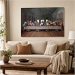 Pemberly Row Frameless Tempered Glass Wall Art Depicting Ethnic Last Supper