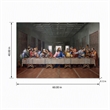 Pemberly Row Frameless Tempered Glass Wall Art Depicting Ethnic Last Supper
